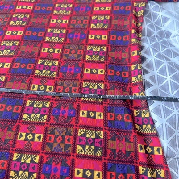 VINTAGE Alberta Ferretti MIX PRINT Long Sleeve MAXI DRESS “ GRUNGE VIBE” - Picture 5 of 11